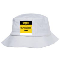 Funny Diving Warning May Spontaneously Start Talki Bucket Hat | Artistshot