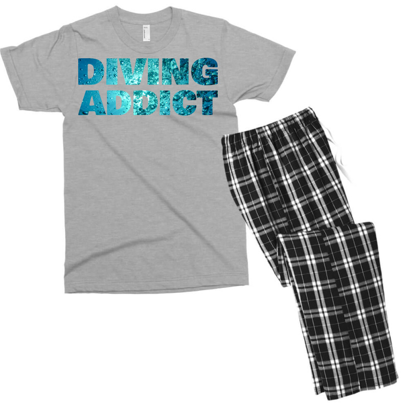 Diving Apnea Freediving Scuba 80s Men's T-shirt Pajama Set | Artistshot