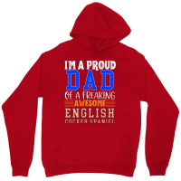 Im A Proud Dad Of A Freaking Awesome English Cocke Unisex Hoodie | Artistshot