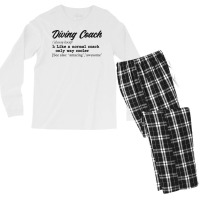 Diving Coach Perfect Present For Mom Dad Father Fr Men's Long Sleeve Pajama Set | Artistshot