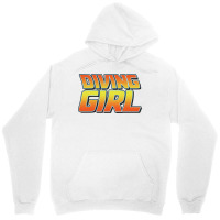 Diving Girl Vintage Design Perfect Present For Mom Unisex Hoodie | Artistshot