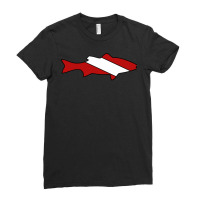 Dive Fish Hippie Girl Ladies Fitted T-shirt | Artistshot