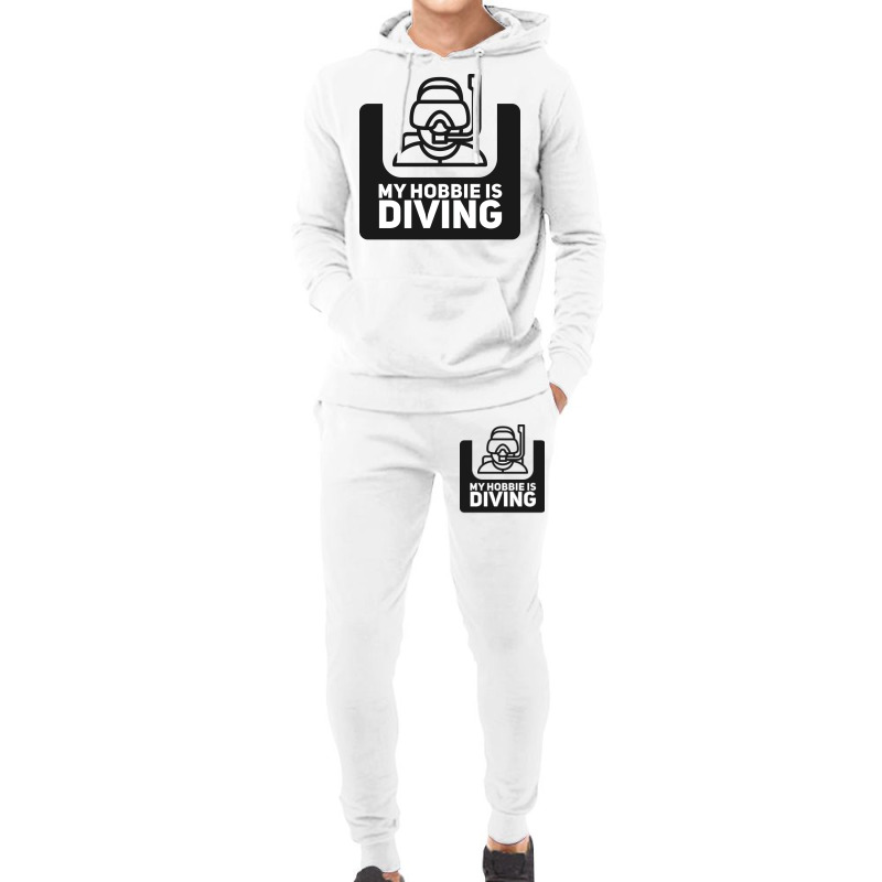 My Hobbie Is Diving Funny Hoodie & Jogger Set | Artistshot