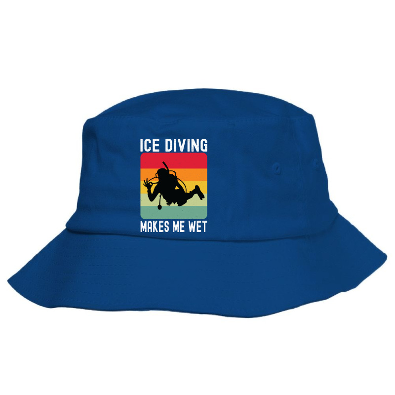 Ice Diving Makes Me Wet Water Sports Gift Tumblr Bucket Hat by bromesiljic7 | Artistshot