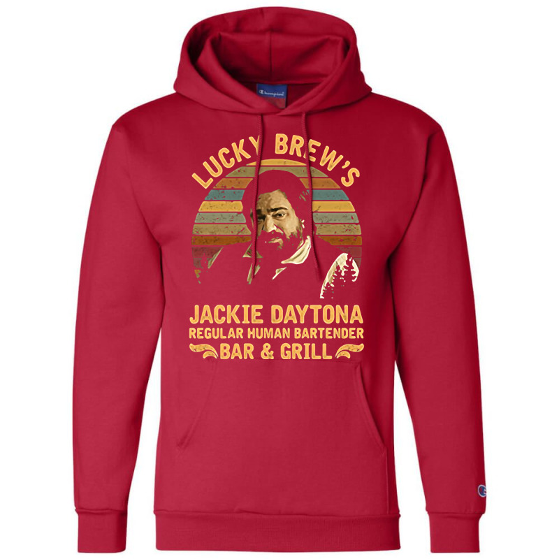 Lucky Brew's Jackie Daytona Regular Human Bartende Champion Hoodie | Artistshot