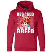 Rescued Cats Animal Shelter Favorite Breed Aesthet Champion Hoodie | Artistshot