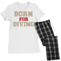 Diving Sport Vintage Women's Pajamas Set | Artistshot