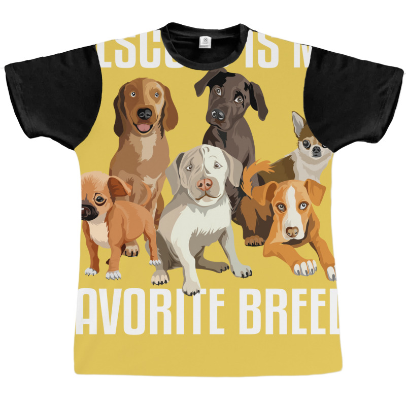 Rescued Is My Favorite Breed Music Trending Graphic T-shirt | Artistshot