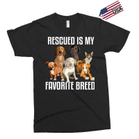 Rescued Is My Favorite Breed Music Trending Exclusive T-shirt | Artistshot