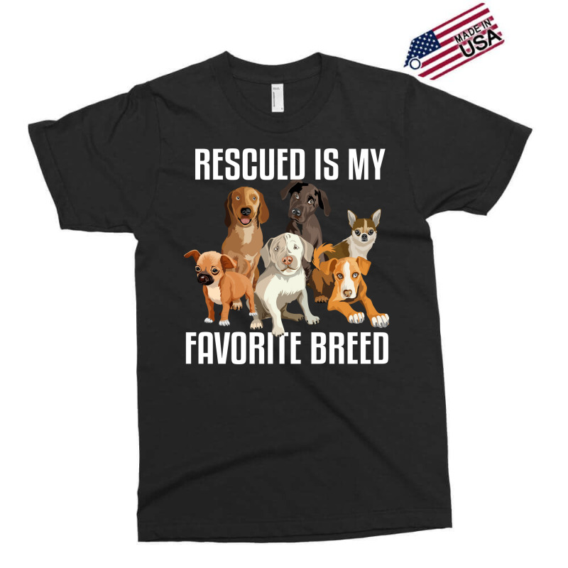 Rescued Is My Favorite Breed Music Trending Exclusive T-shirt | Artistshot