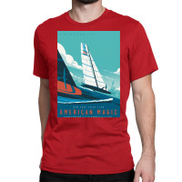 America's Cup   American Magic Poster   Auckland 2 Classic T-shirt | Artistshot