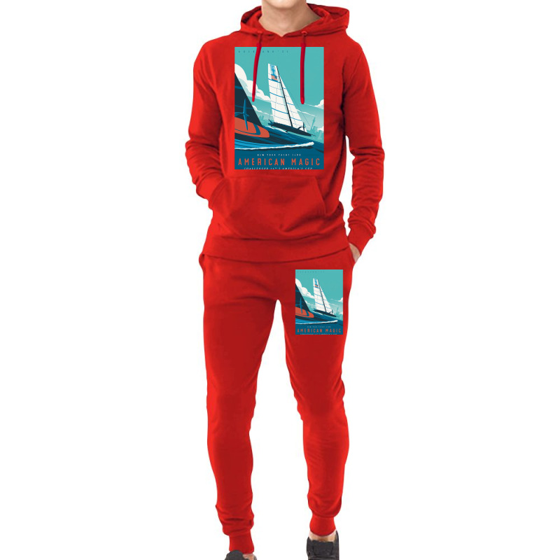 America's Cup   American Magic Poster   Auckland 2 Hoodie & Jogger set by deakinlathena | Artistshot