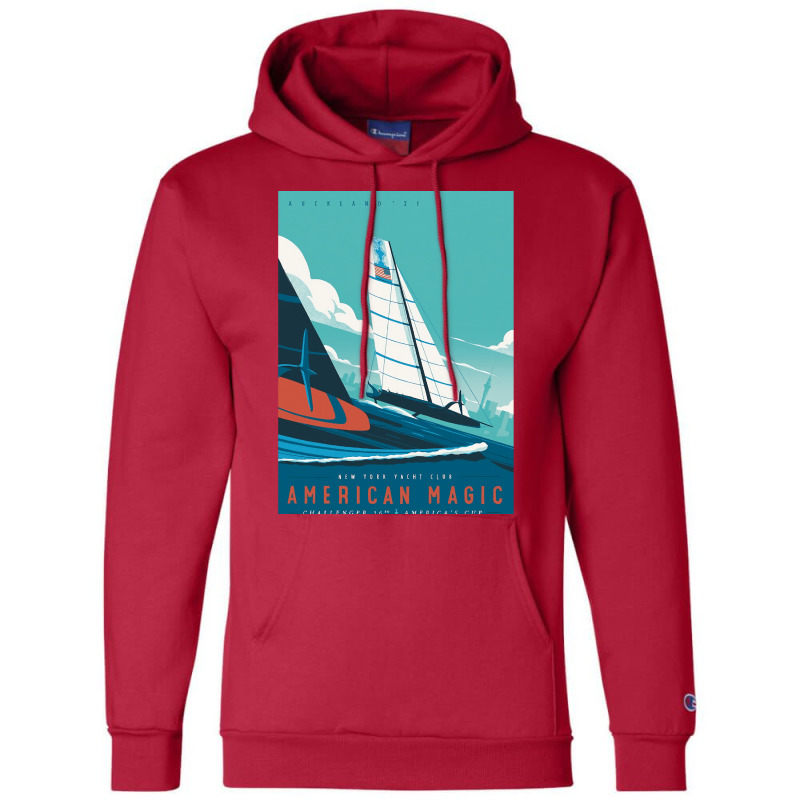 America's Cup   American Magic Poster   Auckland 2 Champion Hoodie by deakinlathena | Artistshot