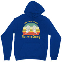 Sport Platform Diving Retro Unisex Hoodie | Artistshot