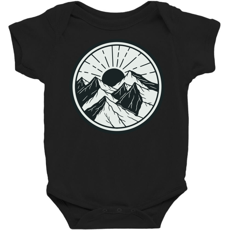 Cold Mountain Adventure Baby Bodysuit | Artistshot