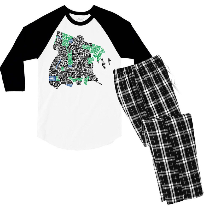 Bronx Men's 3/4 Sleeve Pajama Set | Artistshot