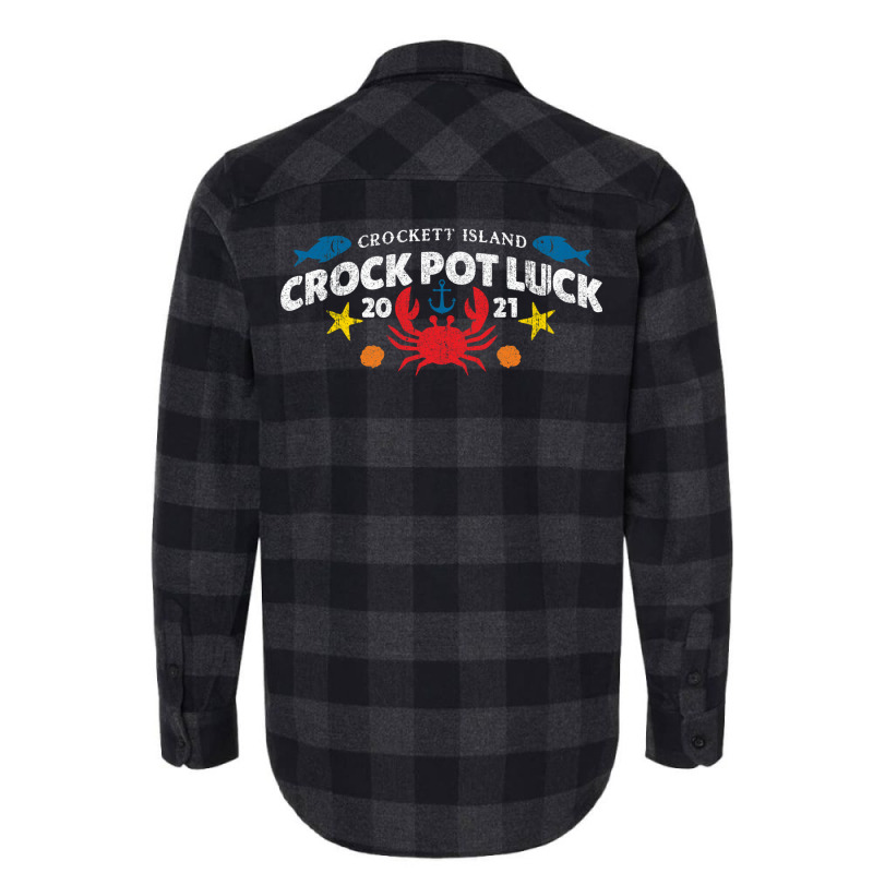 Crockett Island Crock Pot Luck Flannel Shirt by foderaeachoe | Artistshot