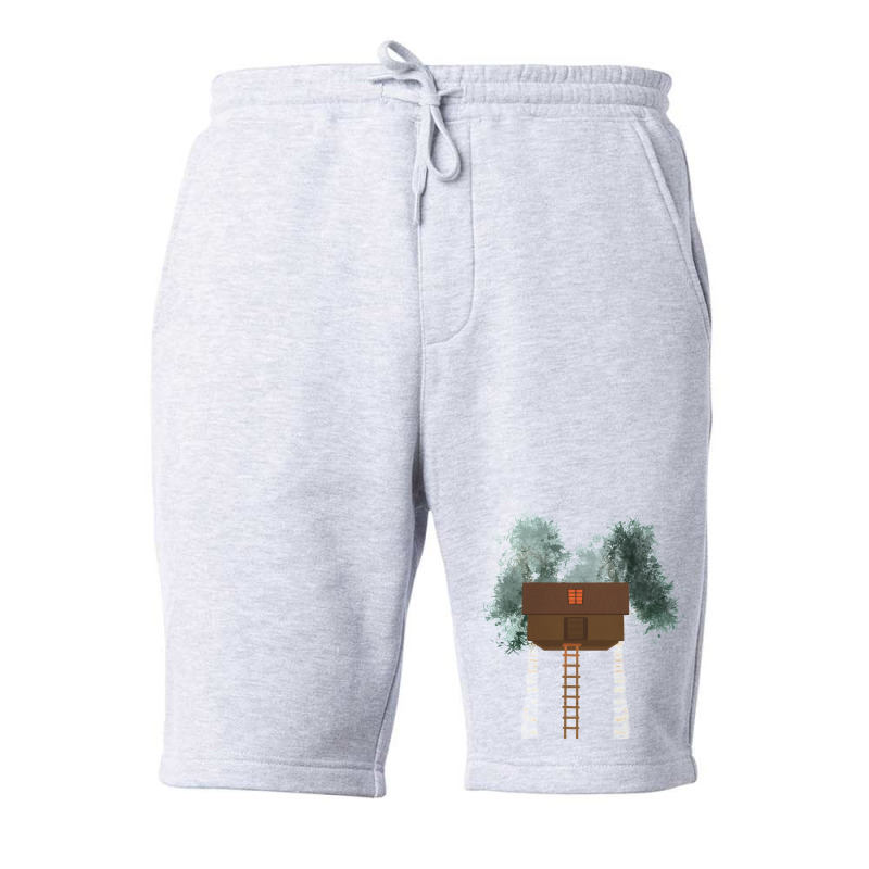 Charlie’s Tree House Fleece Short by keehanquakera | Artistshot