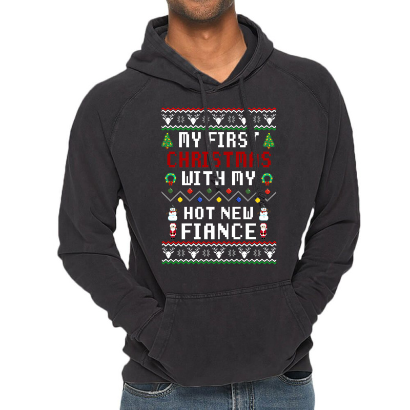 My First Christmas With My Hot New Fiance Vintage Hoodie by gouselauckt | Artistshot