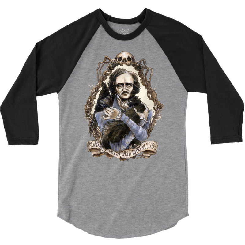 Edgar Allan Poe & Friends  (1) 3/4 Sleeve Shirt by keehanquakera | Artistshot