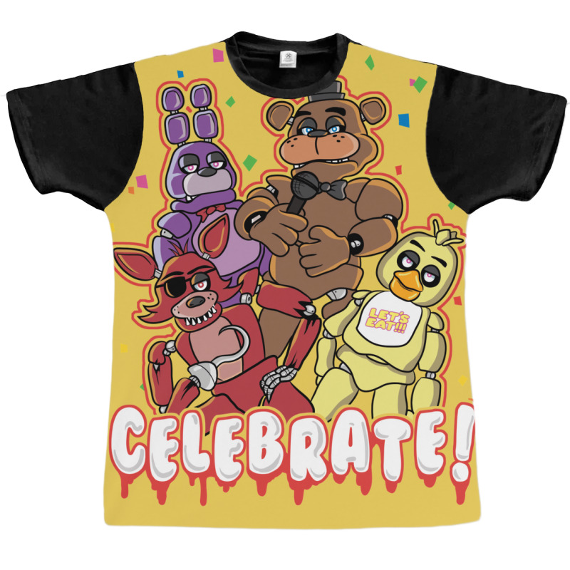 Five Nights At Freddy's Celebrate! Graphic T-shirt by keehanquakera | Artistshot