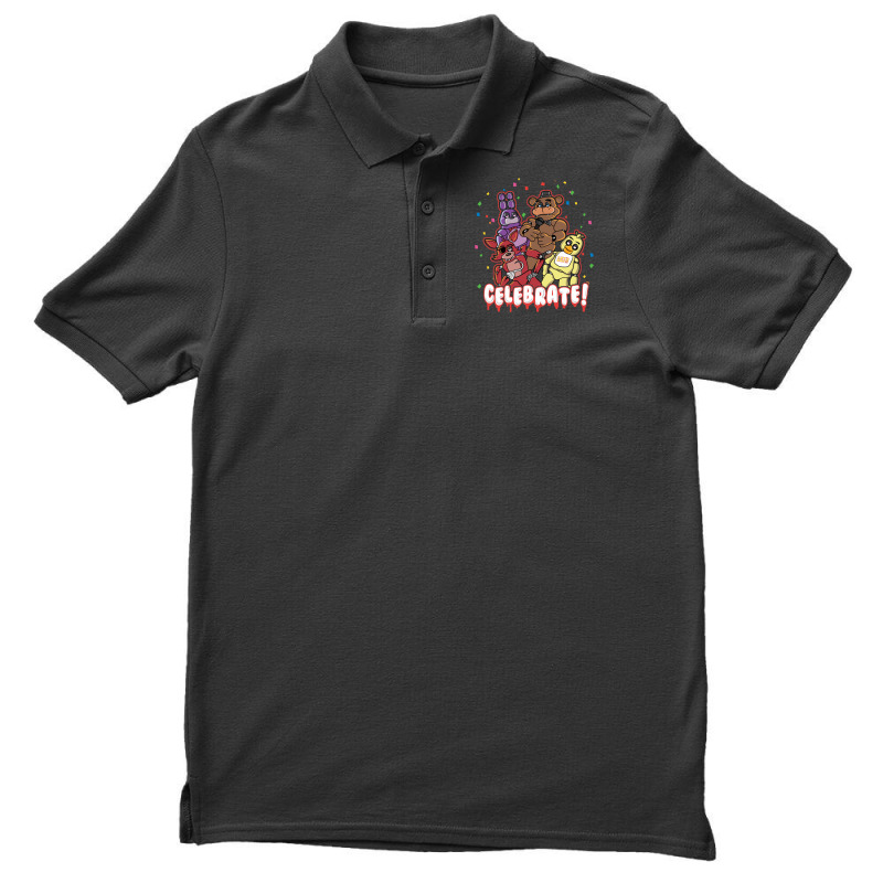 Five Nights At Freddy's Celebrate! Men's Polo Shirt by keehanquakera | Artistshot