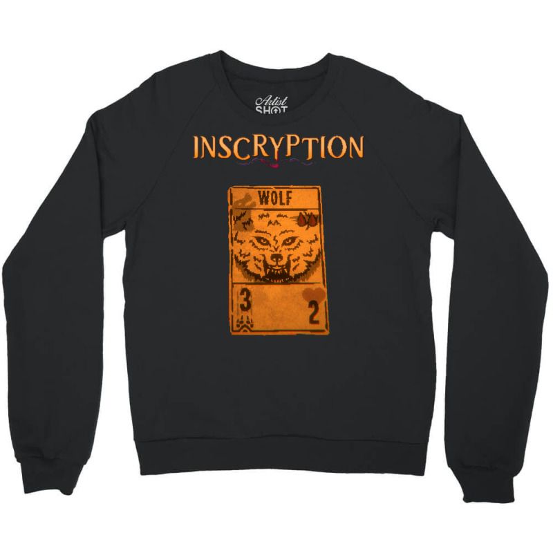 Inscryption Psychological Horror Wolf Card Game Ha Crewneck Sweatshirt by keehanquakera | Artistshot