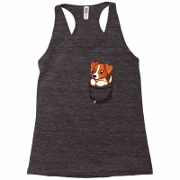 Pocket Cute Jack Russell Terrier Racerback Tank | Artistshot