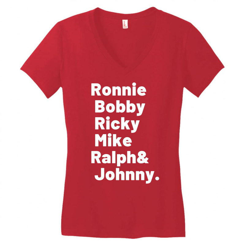 New Edition Ronnie2 Women's V-Neck T-Shirt by mishouollarg | Artistshot