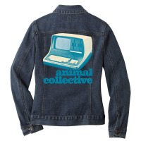 Animal Collective       Original Fan Art Design Ladies Denim Jacket | Artistshot