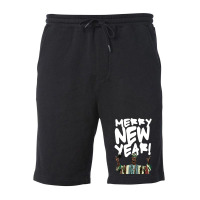 Merry New Year! (beef Jerky Time) Fleece Short | Artistshot