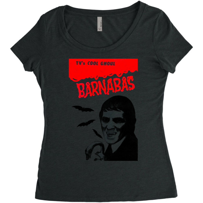 Barnabas         60s Tv Ghoul Women's Triblend Scoop T-shirt by asherfadnaang | Artistshot