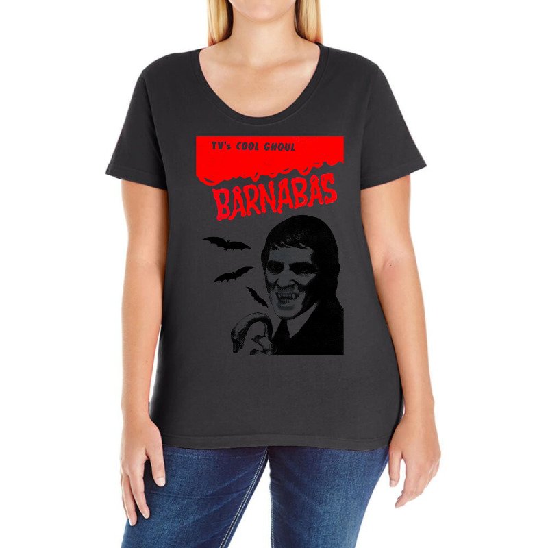 Barnabas         60s Tv Ghoul Ladies Curvy T-Shirt by asherfadnaang | Artistshot