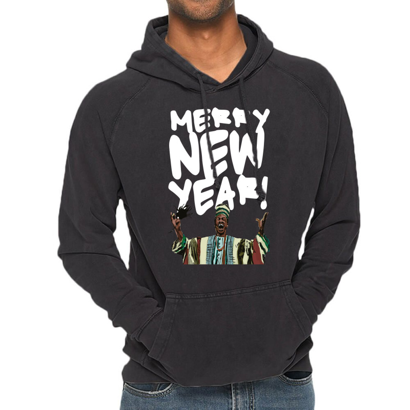 Merry New Year! (beef Jerky Time) Vintage Hoodie | Artistshot