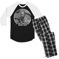 Beverly Hillbillies Granny Fuck Around Find Out Men's 3/4 Sleeve Pajama Set | Artistshot