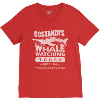 Costanza's Whale Watching Tours V-neck Tee | Artistshot