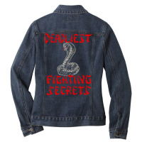 Count Dante   Deadliest Flighting Secrets   Faded Ladies Denim Jacket | Artistshot