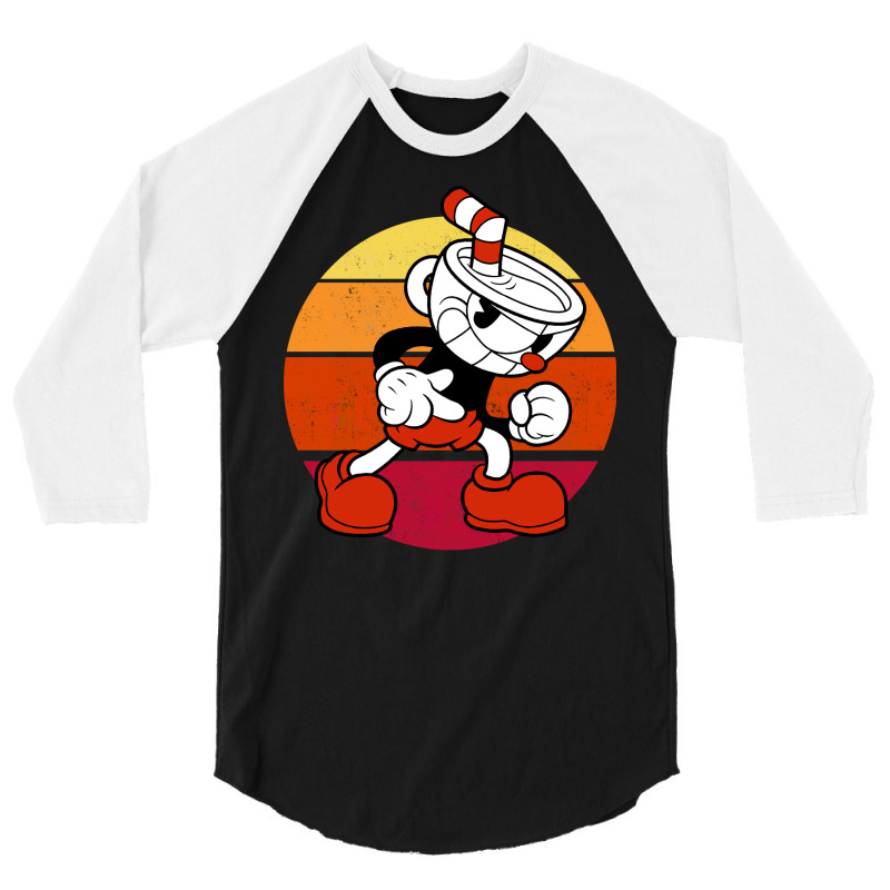 Cuphead Sunset V2 3/4 Sleeve Shirt by lyxellseradjq | Artistshot