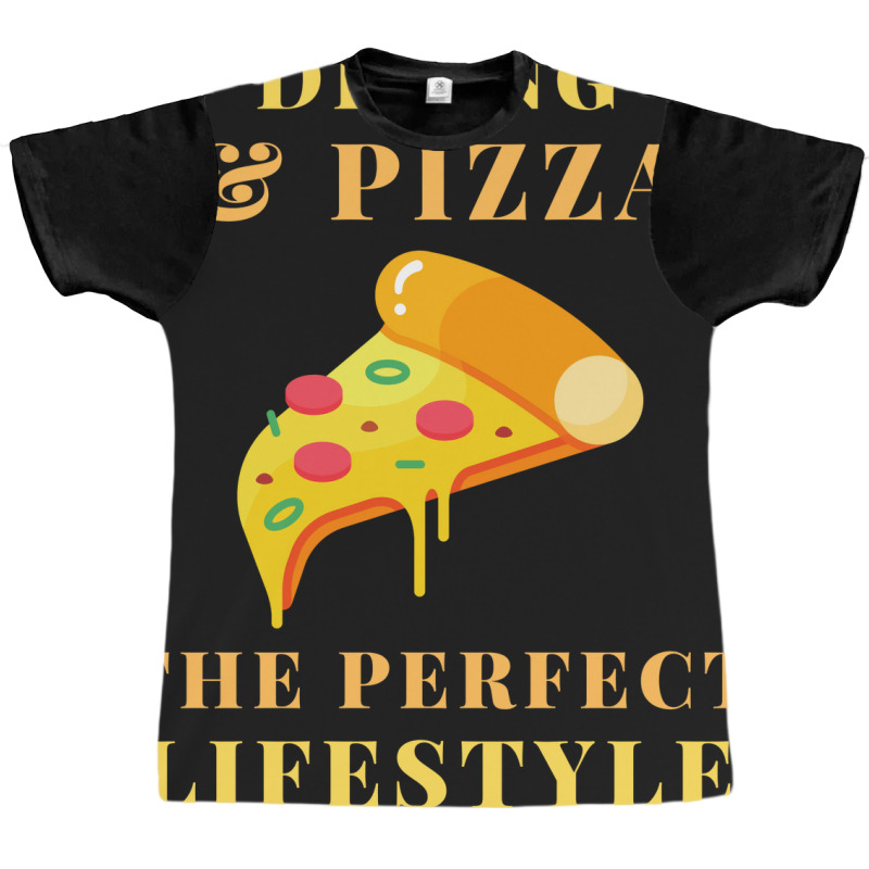 Diving And Pizza Lifestyle Travel Graphic T-shirt | Artistshot