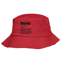 Diving Girl Coach Gift Perfect Present For Mother Bucket Hat | Artistshot