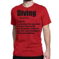 Diving Girl Coach Gift Perfect Present For Mother Classic T-shirt | Artistshot