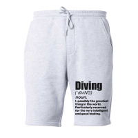 Diving Girl Coach Gift Perfect Present For Mother Fleece Short | Artistshot