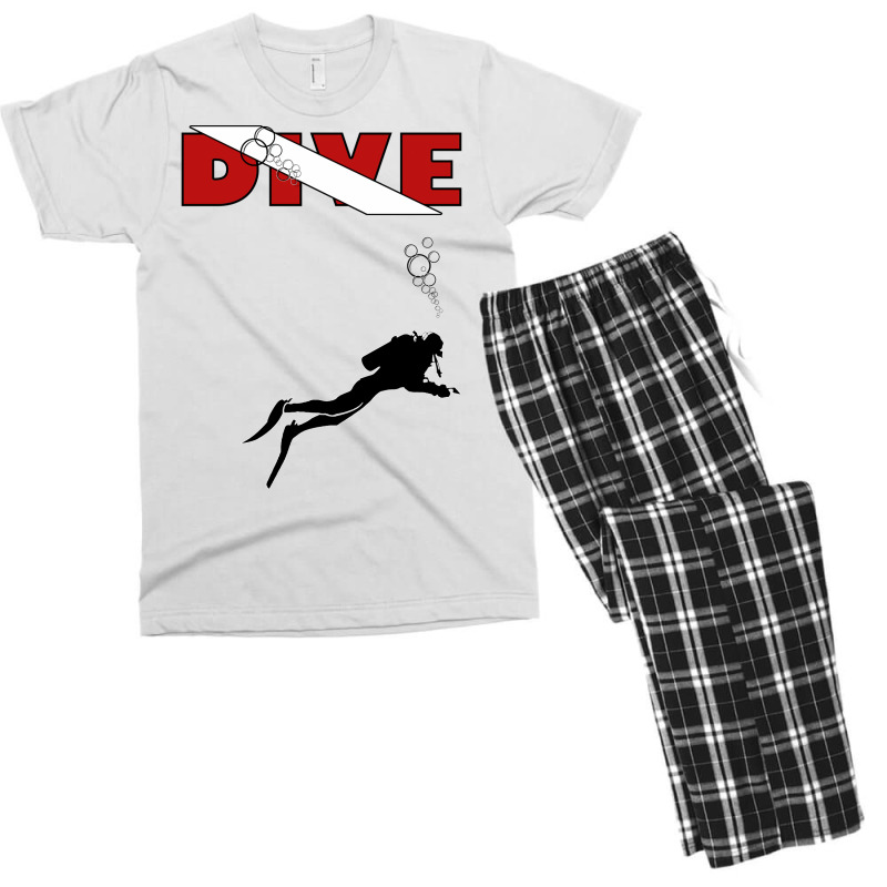 I Love Scube Nature Men's T-shirt Pajama Set | Artistshot