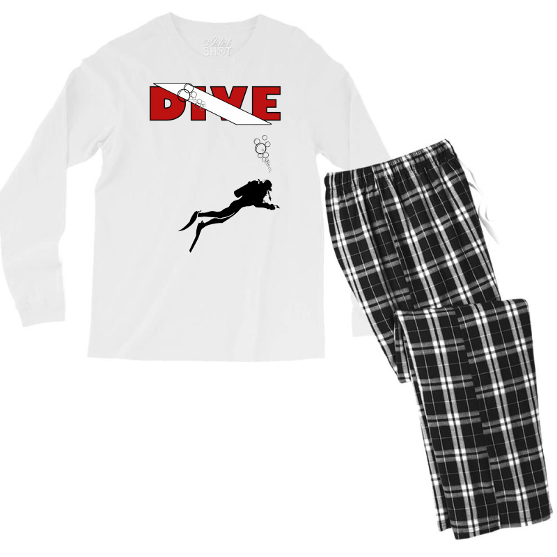 I Love Scube Nature Men's Long Sleeve Pajama Set | Artistshot