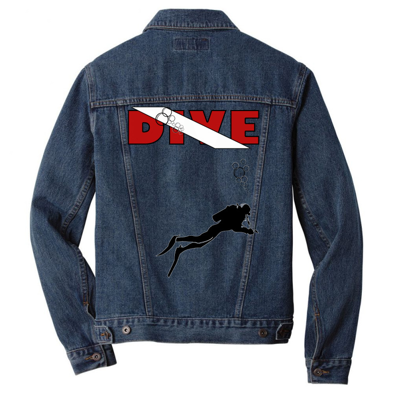 I Love Scube Nature Men Denim Jacket | Artistshot