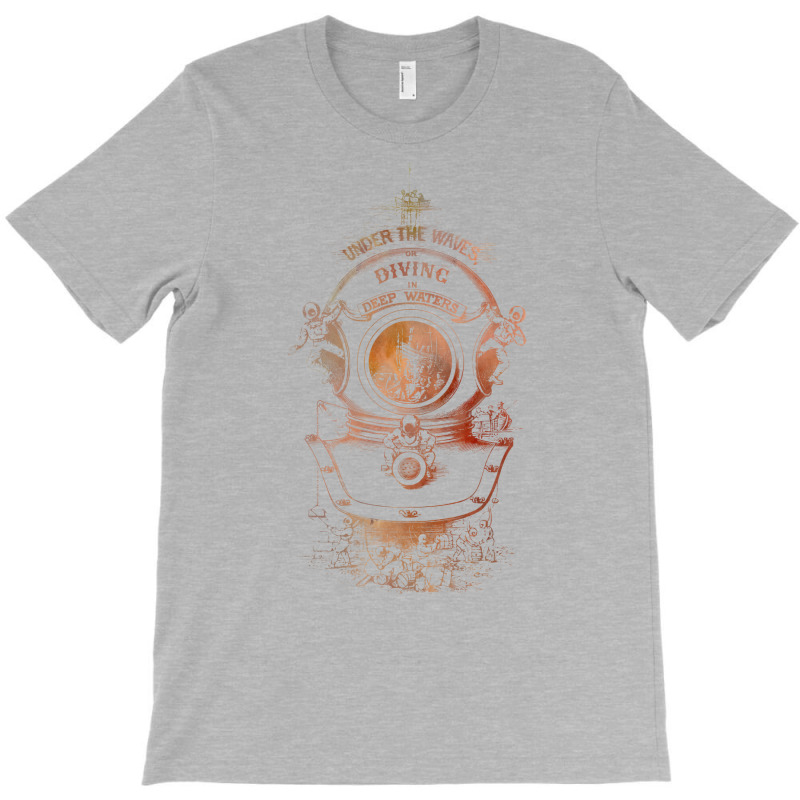 Diving In Deep Waters In Rust Humor T-shirt | Artistshot