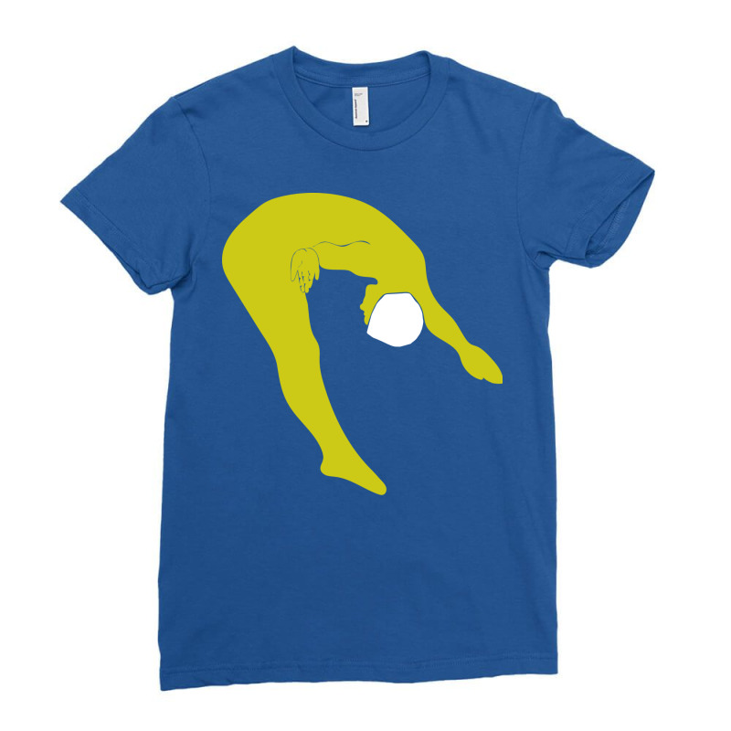 Diving Sport Yellow Ladies Fitted T-Shirt by ownamapakiu | Artistshot