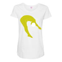 Diving Sport Yellow Maternity Scoop Neck T-shirt | Artistshot