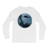 Ocean Retro Scuba Diving Funny Long Sleeve Shirts | Artistshot