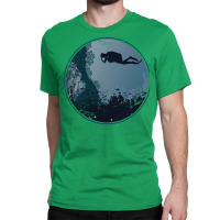 Ocean Retro Scuba Diving Funny Classic T-shirt | Artistshot